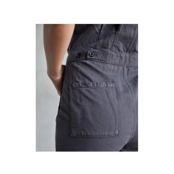 OUTERKNOWN S.E.A. Suit Modified Cap Sleeve Utility Romper Jumpsuit M Storm $168 - Picture 8 of 11